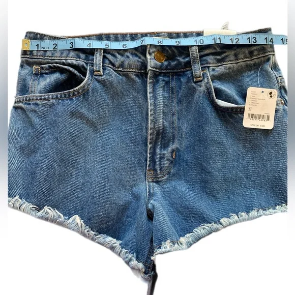 We The Free Dreamscape Tiered Denim Wide Leg size 25 NWT - Picture 9 of 14